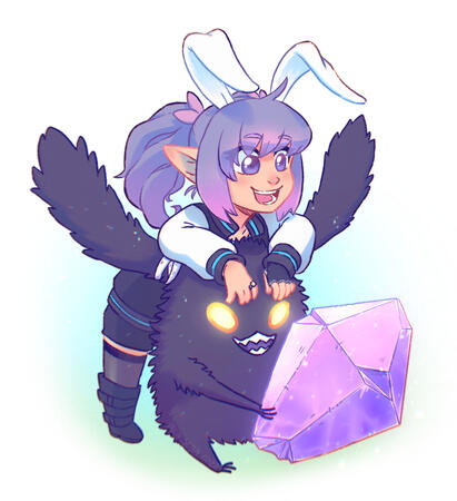 Bun Bunni - FFXIV art